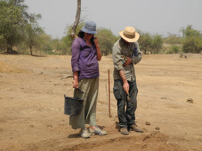 Archaeologists at work in Benin on the Crossroads of Empires project